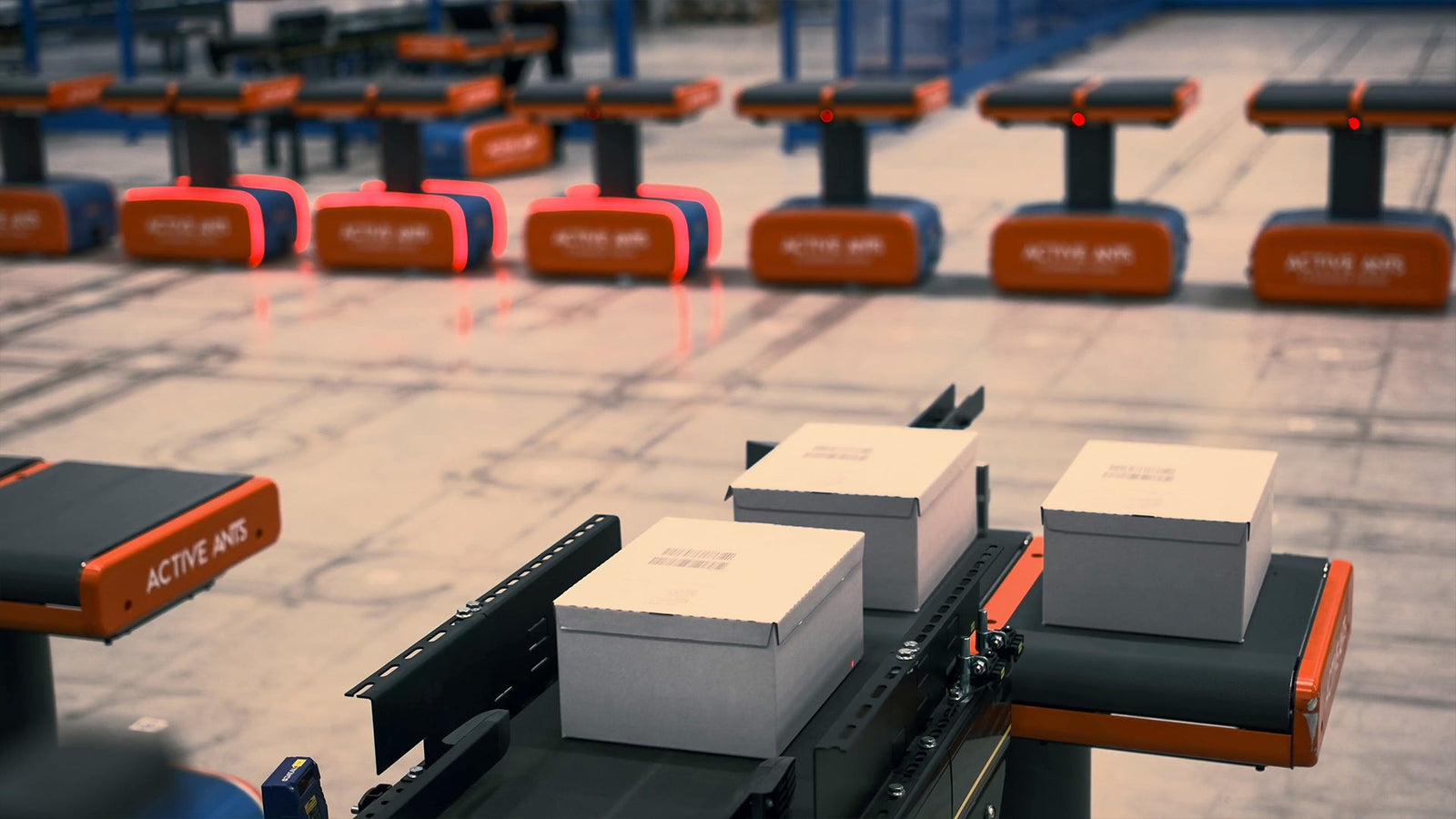 Cutting-edge automation: Movement Made’s eco-friendly logistics in action. Advanced robots optimize packing and shipping to reduce emissions and waste.