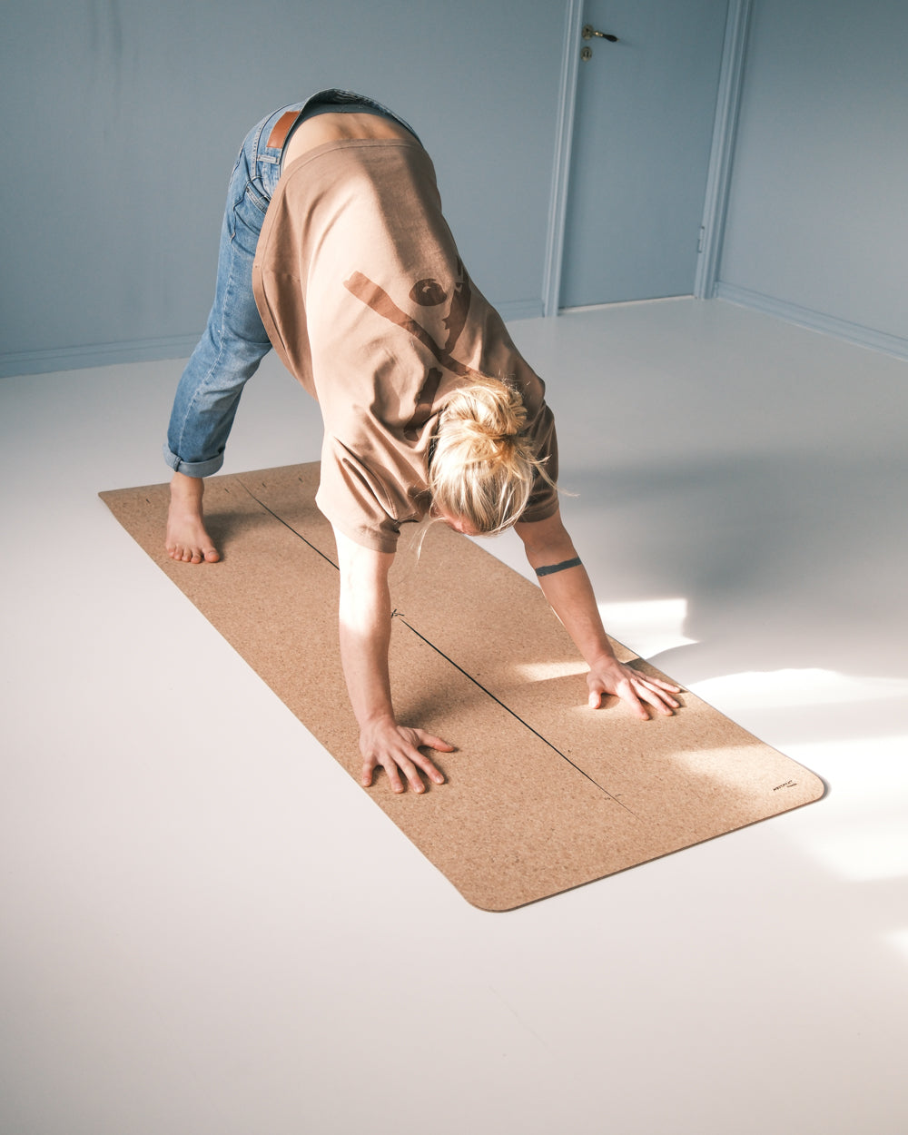 Movment Mat - natürliche leichte Übungs- und Yogamatte | Kork & natürlicher Kautschuk