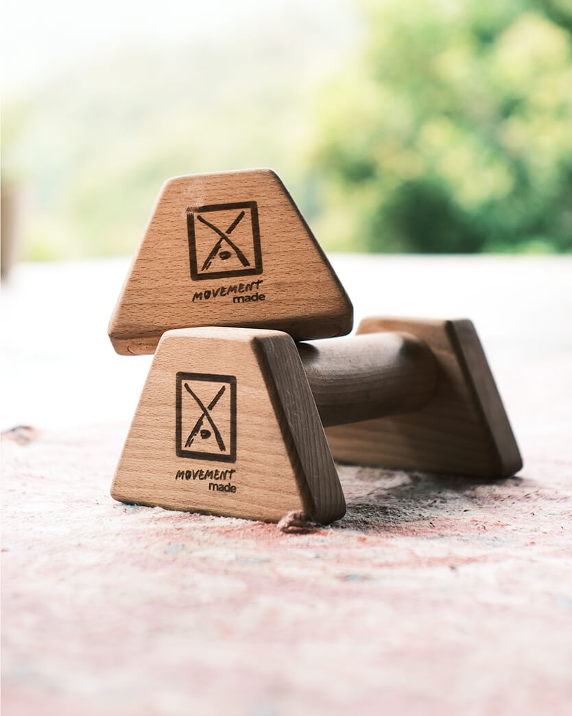 Movement Made wooden parallettes